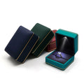 Wholesale Luxury Packaging Proposal Pendant Jewelry Box Led Light for Pendant Ring Box and Necklace Jewelry With Light Ring Led