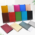 Aluminum Pop-up RFID Blocking Men Credit Card Holder Bank Card Holder Anti-Scan Credit Card Wallet