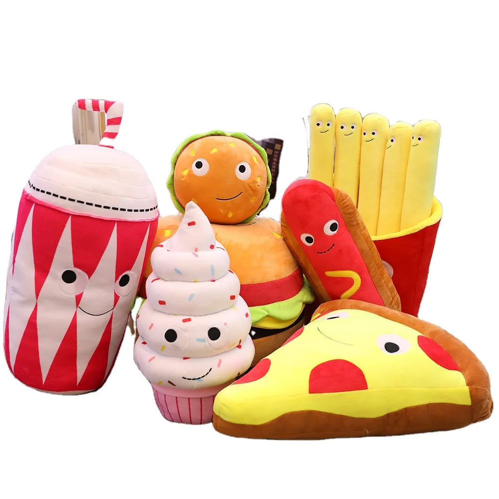 Hot Sale Stuffed Funny Realistic Hot Dog Plush Toy Pillow Sofa Throw Food Pillow Hugging Sleeping Pillow