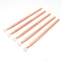 Felice New Arrivals Stainless Steel Professional Double-Sided Straight Metal Nail Cuticle Pusher Nail Art Tools Salon Remover MegaBDM
