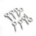 100pcs/lot Mixed Size Iron Nine Shape Hooks Eyelets Screw Small Tiny Eye Pins Eyepins Hooks for Diy Jewelry Making Accessories