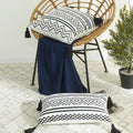 Amity Factory Wholesale Chenille Jacquard Pillow Cover Home Sofa Decoration Polyester Tassel Cushion Cover