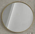 119cm Perfect Wall Hanging Oversized Circle Mirrors Decorative extra Large Black Frame Round Wall Mirror for Bathroom