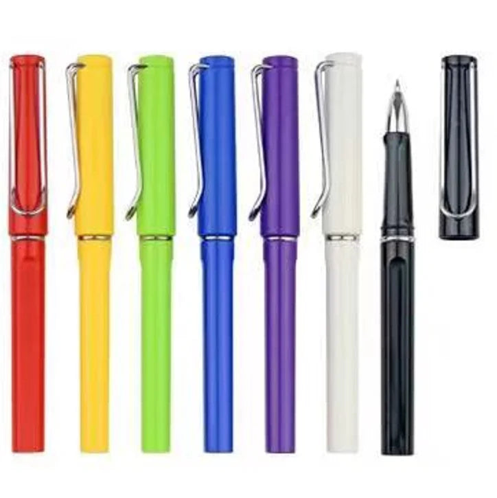 Cheap 0.5mm Custom Logo Advertising Black Metal & Rubber Gel Ink Promotional Pens