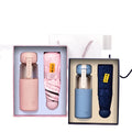 Portability Practicality Promotional Christmas Gift Set Mini Glass Cup Umbrella Souvenirs Wedding Graduation Mother's Automotive