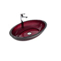 Modern Design GM Solid Surface Transparent Rectangle Bathroom Vessel Basin Customized Color Clear 9L Capacity Easy Clean Top