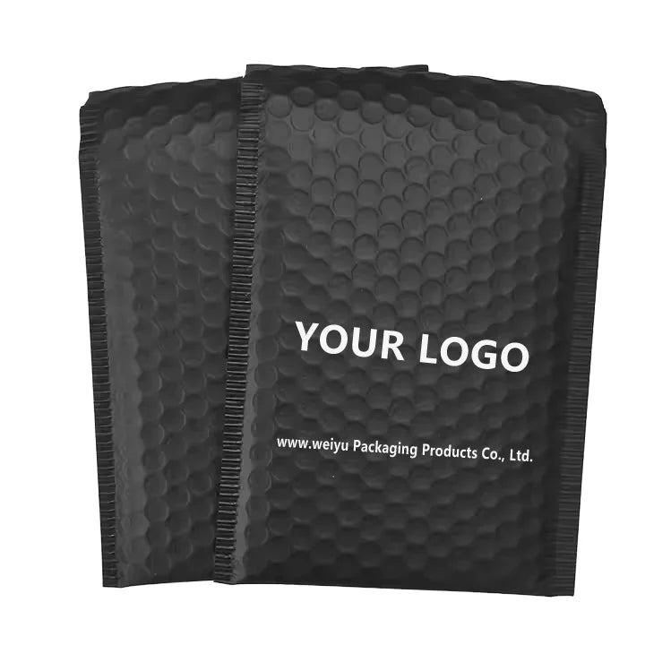 Durable Poly Material Opaque Waterproof Self-Seal Adhesive 4 Mil Thick Digital Printed Glossy Lamination Bubble Bags Mailing
