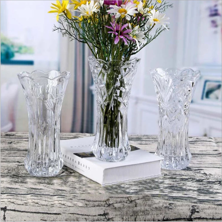 Custom Coastal Design Crystal Glass Vases for Home Decor Porcelain Tabletop Vase in Bulk Sale New Arrival