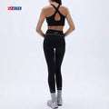 Custom Yoga Gym Wear Clothing Sets for Women Activewear Fitness Woman 2 Piece Crop Top and Leggings Set