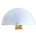 Customized Latest Design Spanish Hand Fan Double-sided Printed Wooden Hand Fans for Wedding Gifts