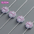 Wholesale Custom Name Logo Aluminium Metal Seal String for Clothing Garment Labels with Price