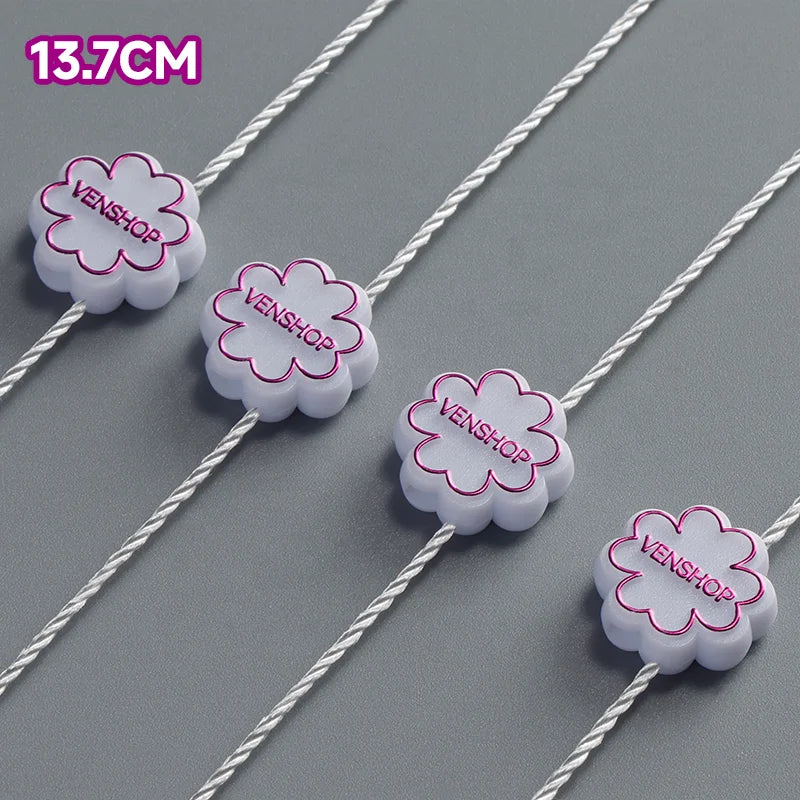 Wholesale Custom Name Logo Aluminium Metal Seal String for Clothing Garment Labels with Price