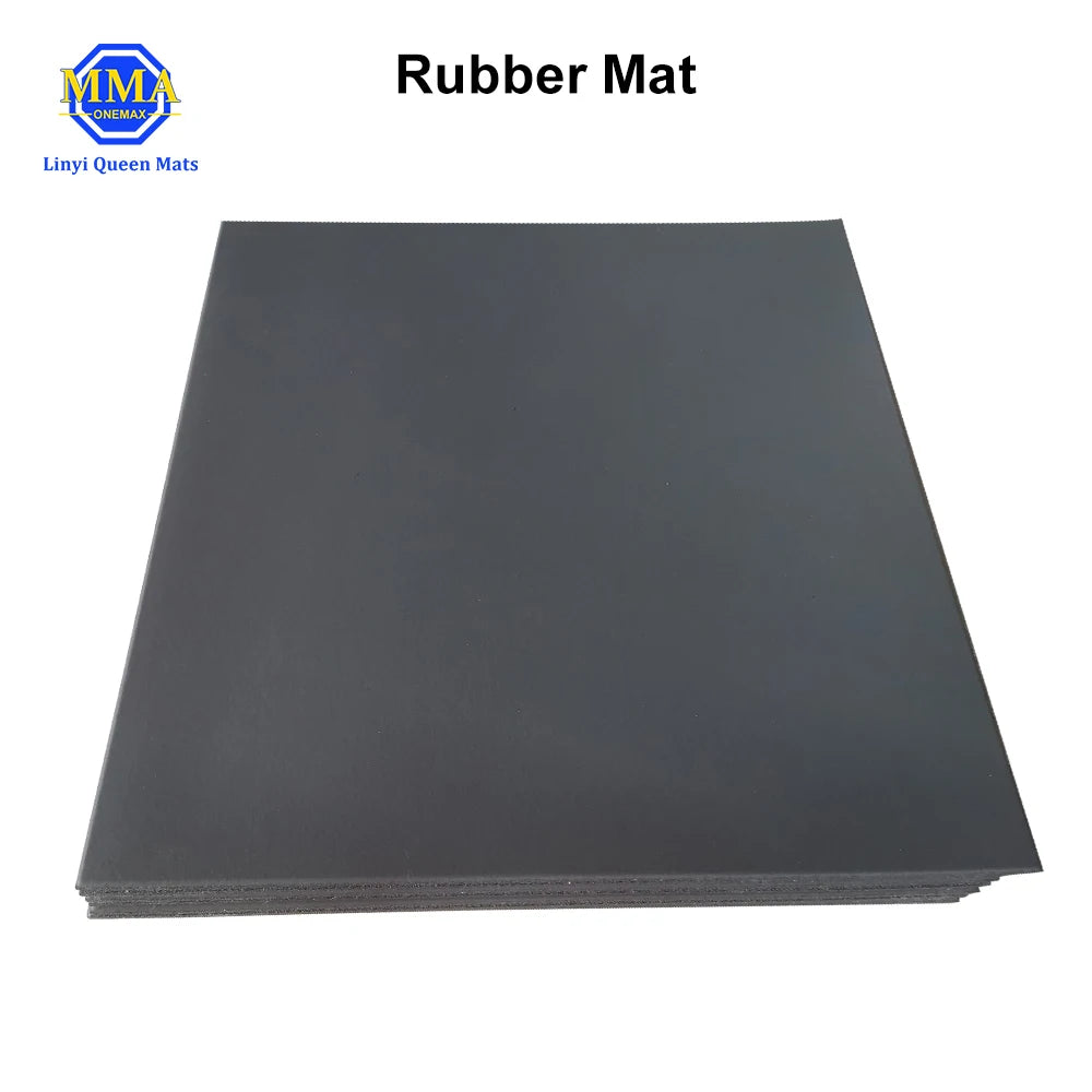 LINYIQUEEN Heavy Duty Anti Electric Rubber Floor Mat Bounce Fitness Exercise Mat 1/2 Foam Protective Flooring for Gym