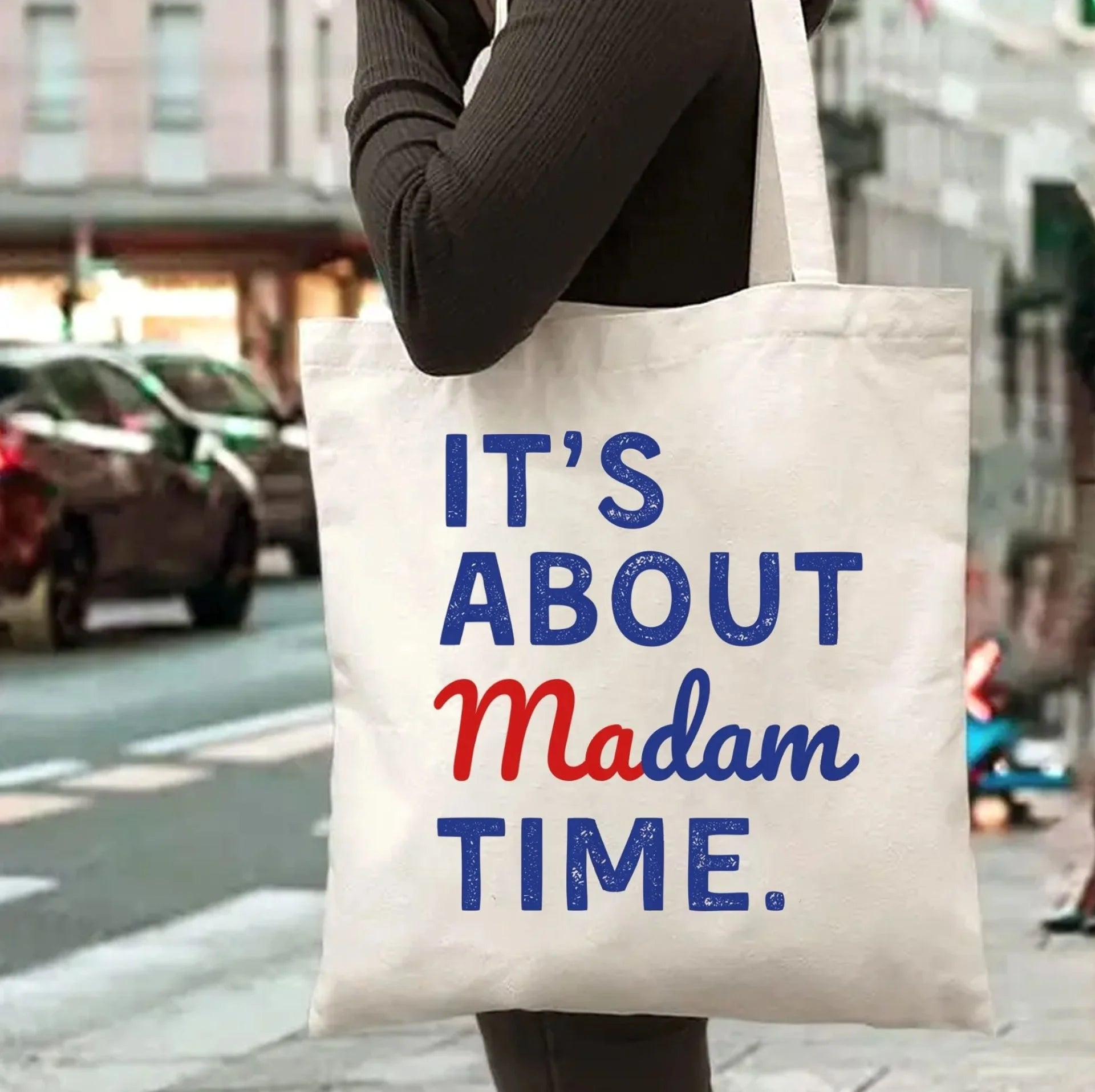 Urgent Reusable Cotton Canvas Tote Bags with Striped Pattern Customizable Logos for Online Shopping for Promotions