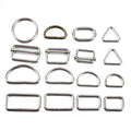 1 Inch Stainless steel D-Rings Metal Connecting Wire Ring Welded Dee D Buckle Ring for Handbags DIY Craft Accessories