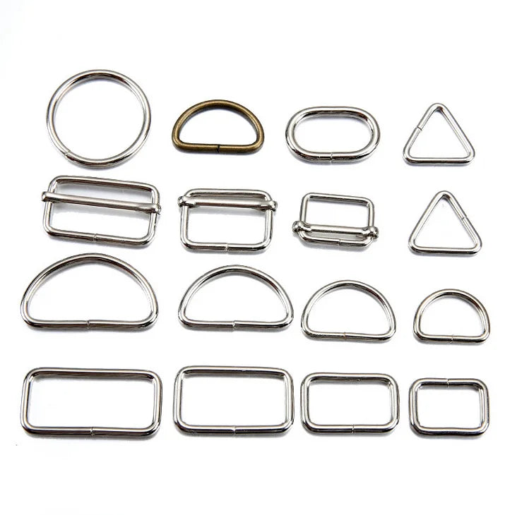 1 Inch Stainless steel D-Rings Metal Connecting Wire Ring Welded Dee D Buckle Ring for Handbags DIY Craft Accessories