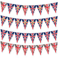 2023 Paper Banner Kings Coronation Decoration ODM King Charles III Paper Bunting Banner Set Decoration