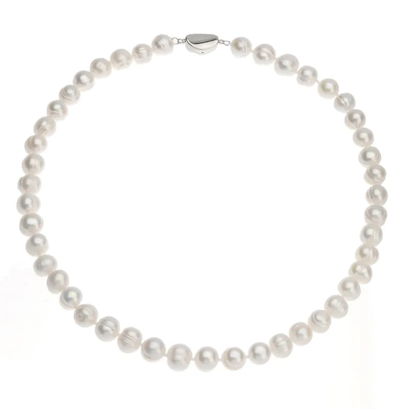 Pearl Necklace Necklace for Women Wholesale Natural Fresh Water Threaded Pearl Necklace Promotion MegaBDM