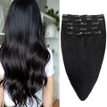 In Stock Customized Color Best Selling Human Hair Weave Hair Extensions Clip in Human Natural Hair