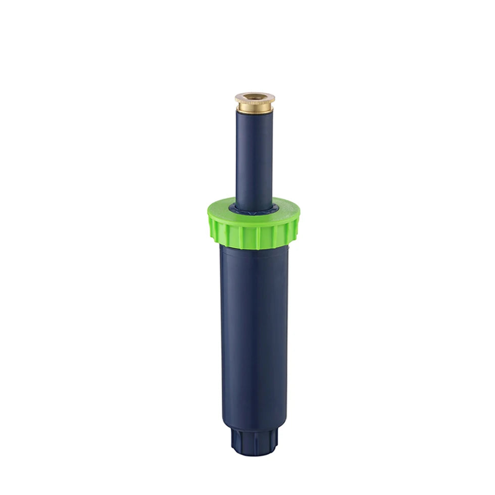 4" Brass Nozzle Head Underground Water Upright Sprinkler Popup with Adjustable Flow for Medium Yards