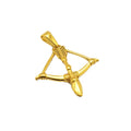 Trend Bow Arrow Pendant Fashion Men Jewelry 18k Gold Stainless Steel Sport Archery Necklace Pendant