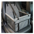 Small Medium Pet Dog Cat Booster Car Seat Waterproof Portable Folding Travel Carrier with Oxford Material and Printed Pattern