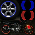 Factory Price Tire Reflective Sticker 18 Inches Car Decal Auto Wheel Rim Tape Universal Fluorescent Motorbike Light Bike Decals