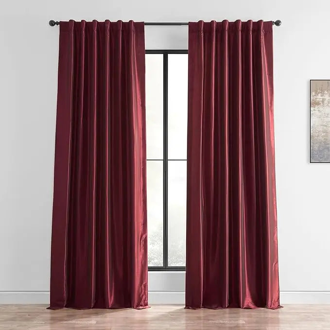 Custom Elegant 100% Blackout Luxury Curtains with Grommets for Living Room and Bedroom OEM/ODM Serve Available