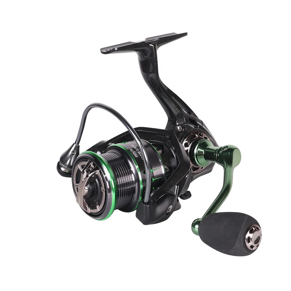 KALIOU RX1500 Bearings Waterproof Left Hand Baitcasting High Speed Spinning Fishing Reels for Stream River Lake