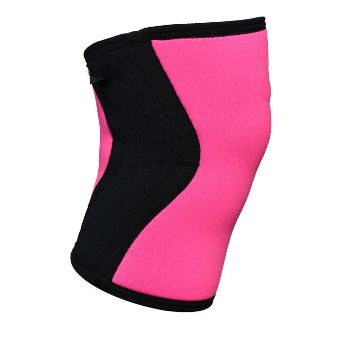 High Quality Custom Logo Thick 7mm Stiff Compression Knee Sleeve for Football/Tennis/Basketball-Nylon & Cotton