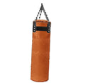 Wholesale Leather Sandbag Suede Hook Hanging Punching Bag Kicking Muay Thai Train Boxing Sand Bags