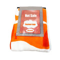 Custom Printing Throw Blanket For Couch Flannel Towel Polyester Blanket