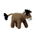 Wool Felted Folk Art Cartoon Animals Donkey DIY Felt Crafts Beginners Starter Kit Handmade Novelty Easy Follow Instructions