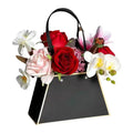 Wholesale Flower Packaging Fashion Style Portable Trapezoid Paper Flower Bag for Valentine's Day