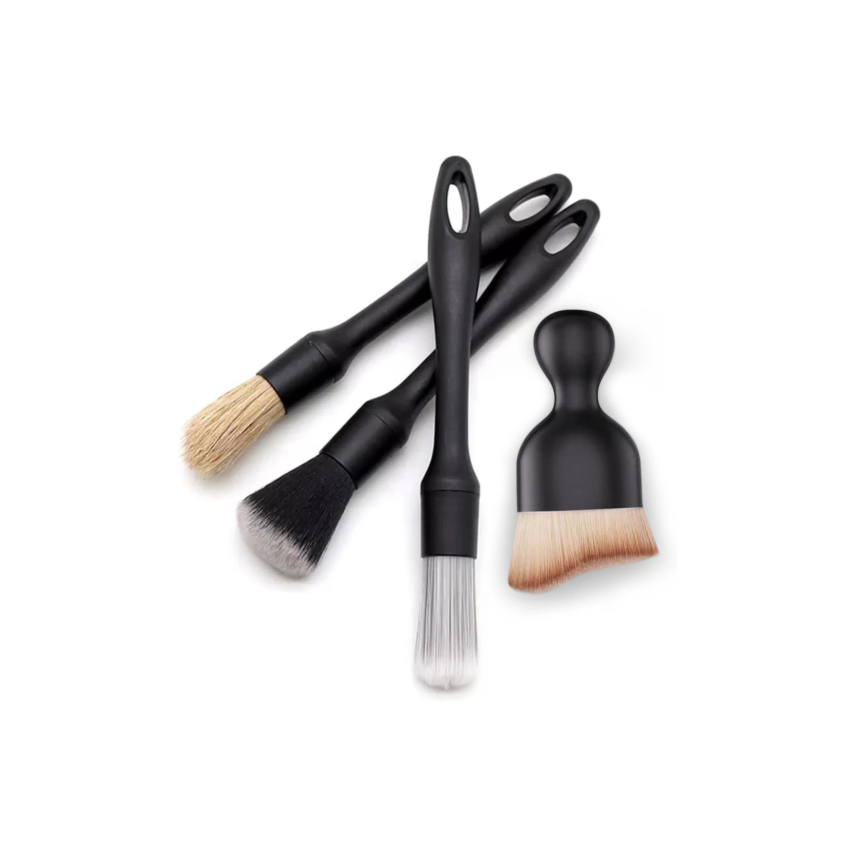 Zhenda Car Cleaning Brush Pack Air Outlet Gap Cleaning Tools Brush 4pcs Car Detailing Brush with Soft Bristles