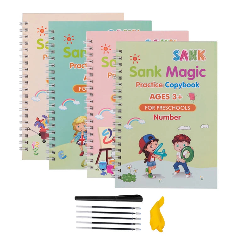 2026 Hottest Factory Price Magic Practice Copybook Is Suitable for Students to Learn and Use Reusable Copybook Magic 18.5 * 26cm