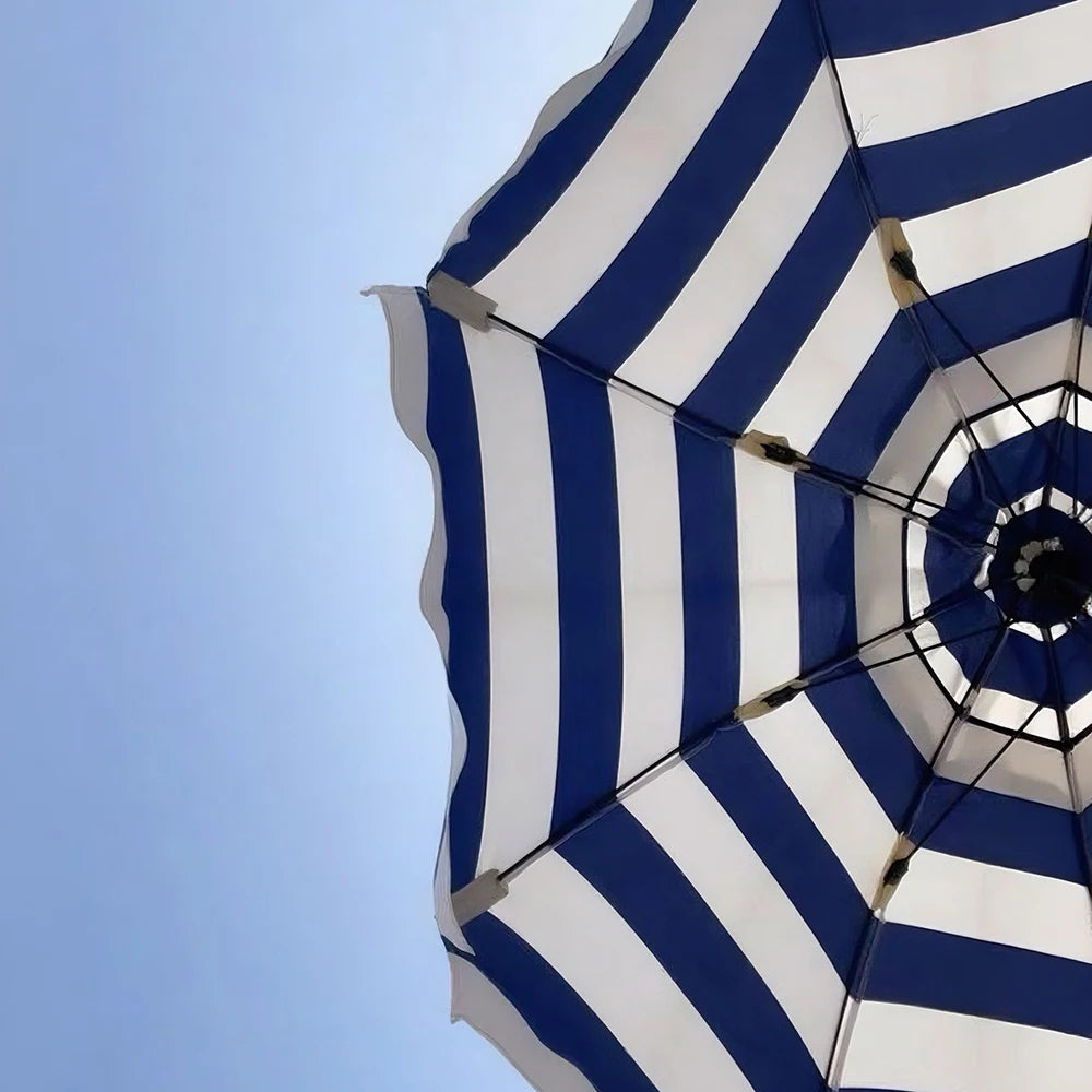 M&Y Home HT-Chun01 Outdoor Furniture Fast Color Level 8 Woven Stripe Acrylic Waterproof Upholstery Umbrella Indoor/Outdoor