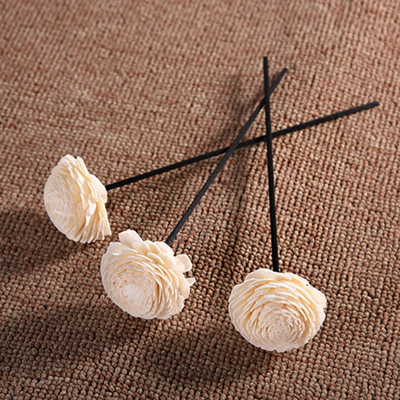 Bambus Wholesale Bulk New Aroma Reed Diffuser Decorations Manufacturer Handmade Natural Dried Sola Flower for Home