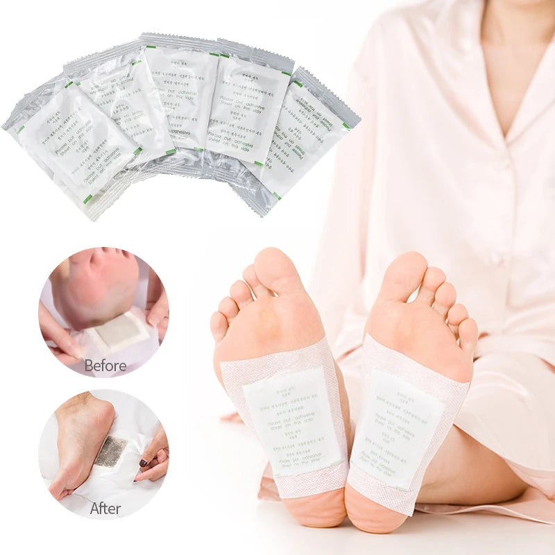 Private Label Natural Bamboo Vinegar Foot Patch Detox