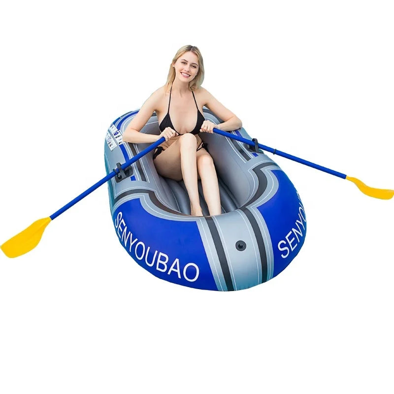 Hot Sale Portable PVC Inflatable Raft 1 Person Travel and Leisure Camping Fishing Boat for Lake Water Sports