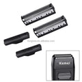 Kemei 1102 3382 High Performance Electric Shaver Parts Stainless Steel Foil and Cutter with Double-Edge Shaver Head