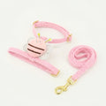 Cute Bee Adjustable Cat Harness Leash Pets Collar for Small Dog Cats Safe and Comfortable Outdoor Walks
