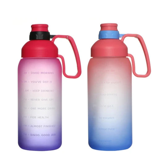Hot Sale Wholesale Motivational Time Maker Big Capacity Sport Gym Eco-Friendly BPA Free Tritan Classic Water Business Gifts