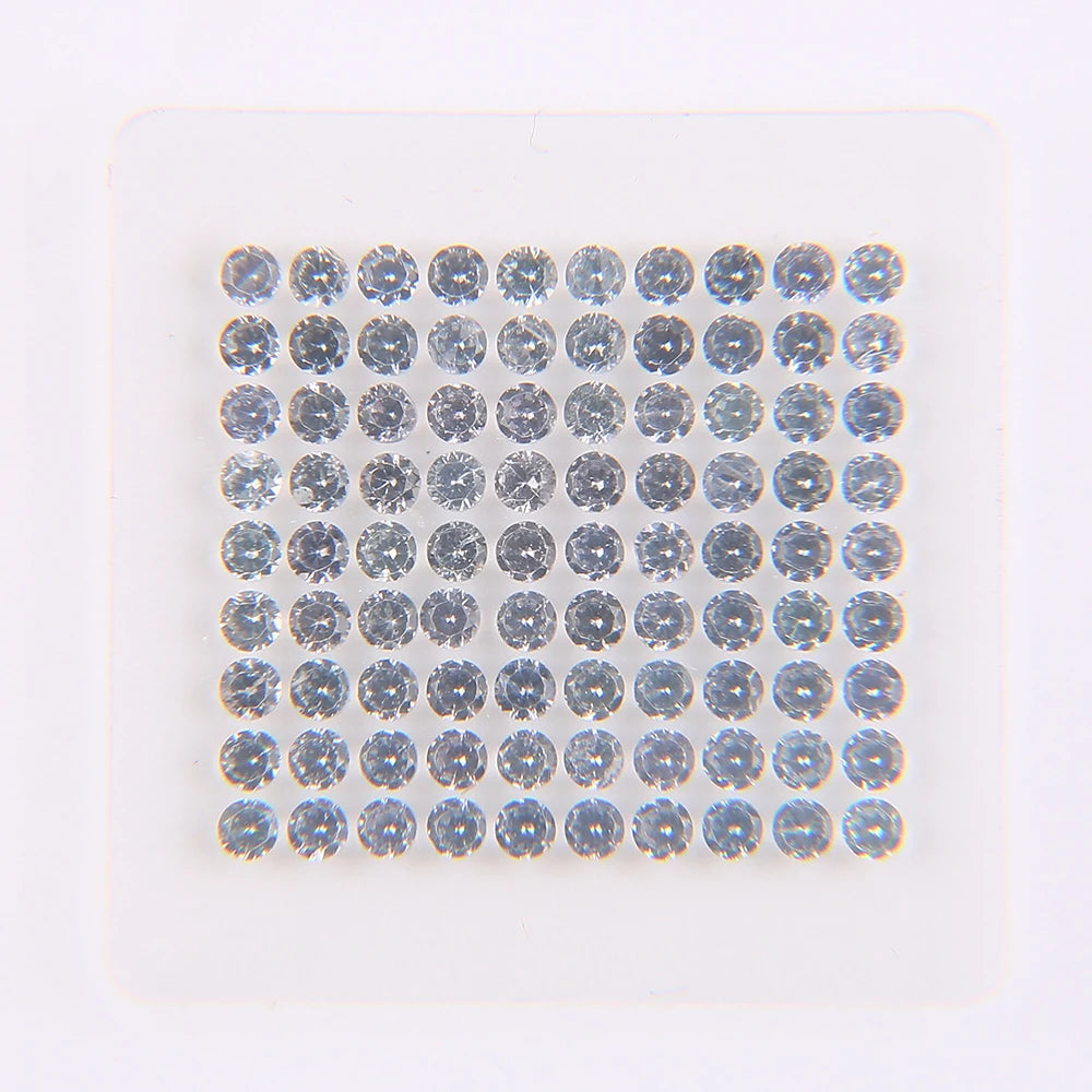 VOAINO 1.5 mm 1.7 Carat 90 Pcs Wholesale Price Precious Loose Natural Melee Gemstones Spinel Stone for Making Bracelet