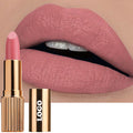 Wholesale New Formula High Pigment Mineral Moisturizing Nude Waterproof Golden Matte Cream Lipstick 24 Colors Vegan Cruelty-Free