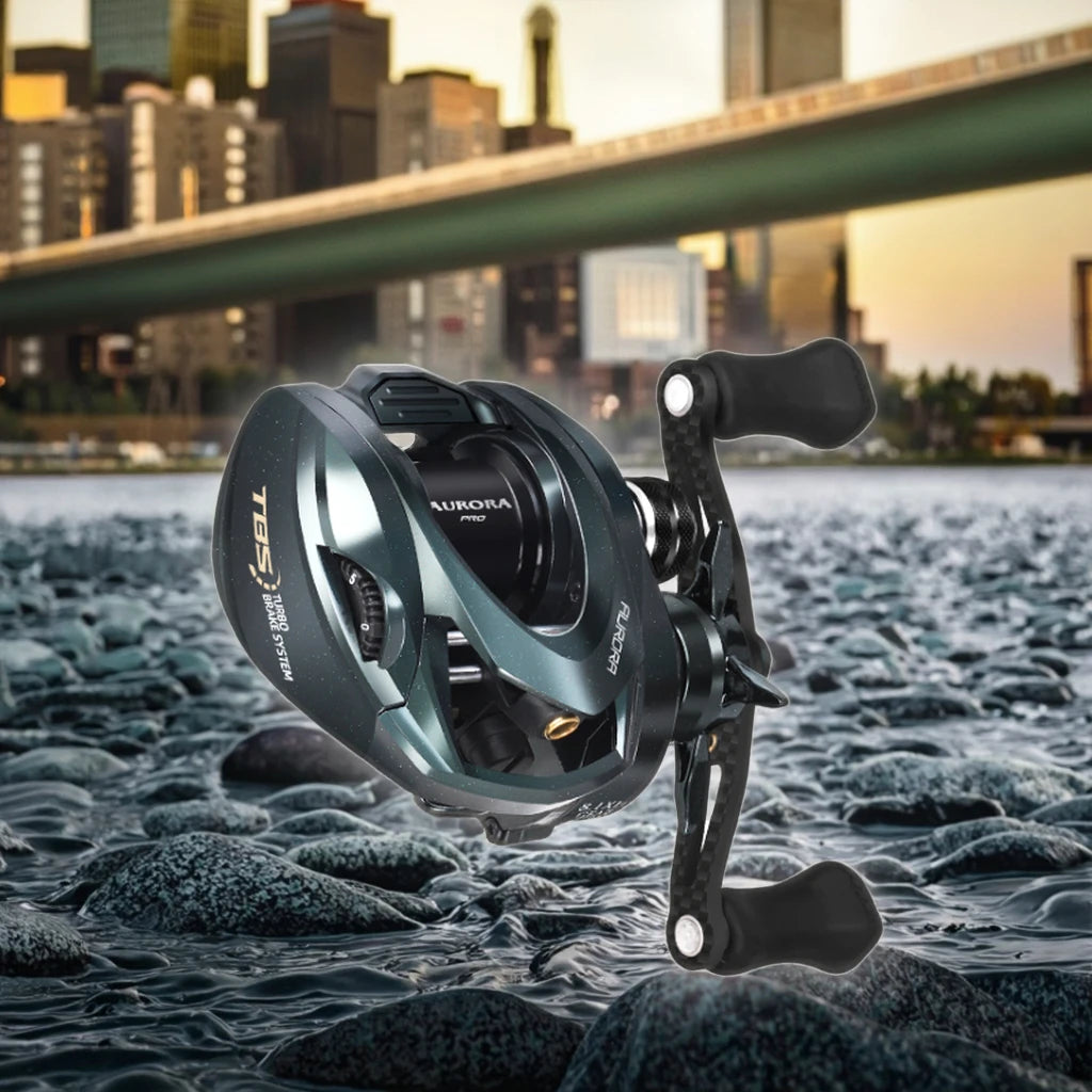 HISTAR Wholesale Aurora AirCF Carbon BFS NMB SIC BB 109G Suspension Magnetic Brake 8.1:1 Ratio 4KG Drag Power Baitcasting Fishing Reel