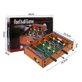 Indoor Family Game Two-Player 34.5 cm MDF Four-Pole Table Football Mini Soccer Game