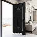 American Modern Cast Aluminum Exterior Entry Door Black Entrance Doors Luxury Exterior Door Modern Pivot