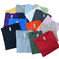 YKH 200GSM 100% Cotton Cuff T- Shirt  High Quality With Custom Logo Men's Shirt Kids Boys Oversize Plain Shirts