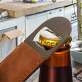 Easy-to-Clean Custom Leather Bottle Opener Simple Sublimation Design for Convenient Beer Opening